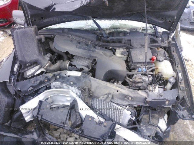 1G8AL55F57Z156993 - 2007 SATURN ION LEVEL 3 BLACK photo 10