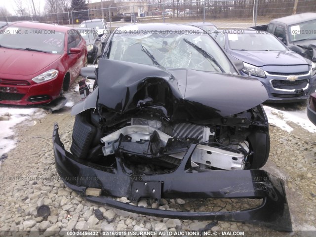 1G8AL55F57Z156993 - 2007 SATURN ION LEVEL 3 BLACK photo 6