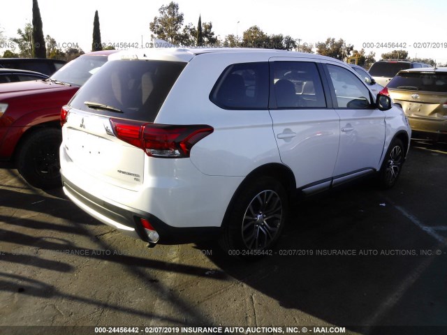 JA4AD3A31HZ020147 - 2017 MITSUBISHI OUTLANDER SE/SEL WHITE photo 4