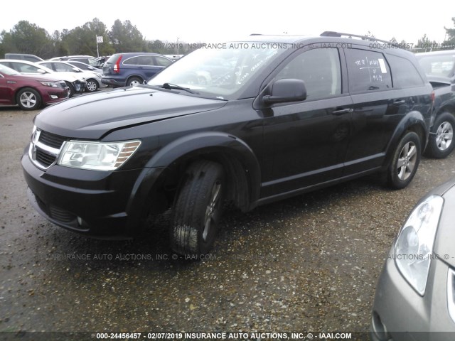 3D4PG5FV7AT266181 - 2010 DODGE JOURNEY SXT BLACK photo 2