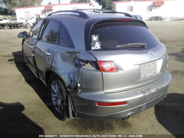 JNRAS08U68X102007 - 2008 INFINITI FX35 GRAY photo 3