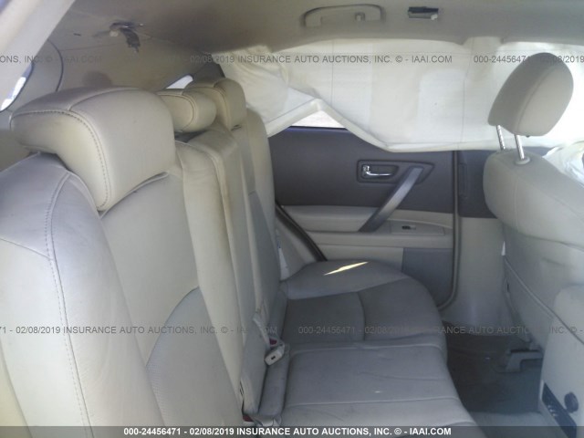 JNRAS08U68X102007 - 2008 INFINITI FX35 GRAY photo 8