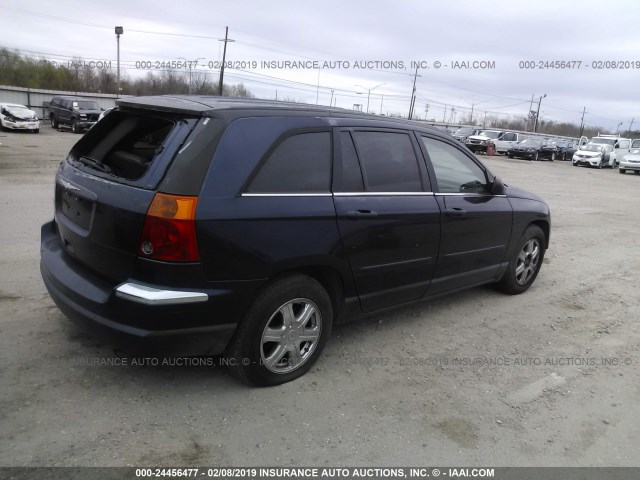 2C8GM68444R642549 - 2004 CHRYSLER PACIFICA Dark Blue photo 4