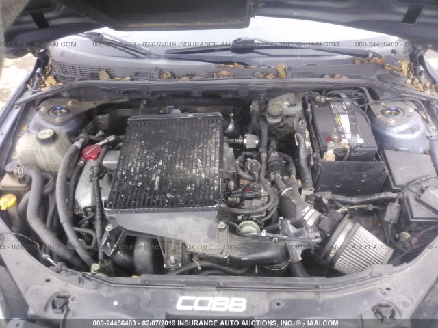 JM1BK34L371706067 - 2007 MAZDA SPEED 3 BLUE photo 10