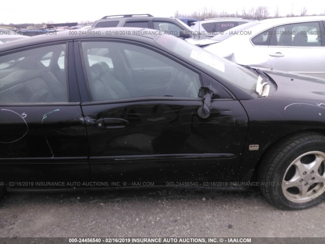 1FAFP53S1XG228144 - 1999 FORD TAURUS SE/COMFORT/SPORT BLACK photo 6