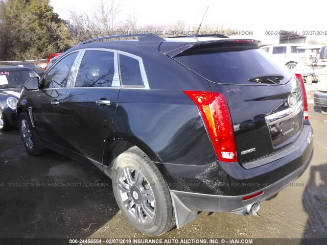 3GYFNAE31ES549625 - 2014 CADILLAC SRX BLACK photo 3