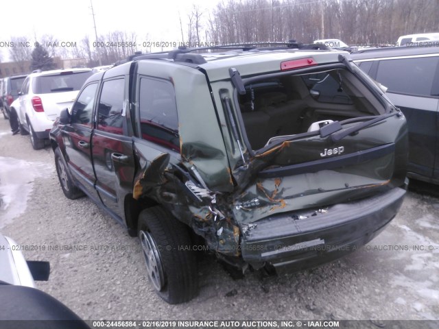 1J8GR48K37C691852 - 2007 JEEP GRAND CHEROKEE LAREDO/COLUMBIA/FREEDOM 绿色 照片 3