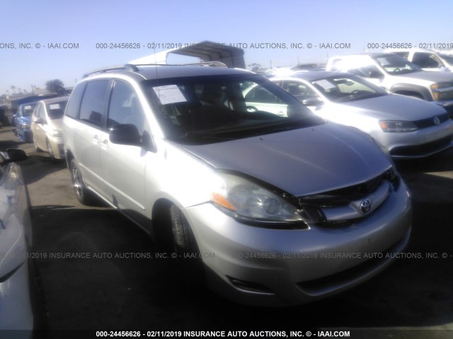 5TDZK23C08S151089 - 2008 TOYOTA SIENNA CE/LE GRAY photo 1