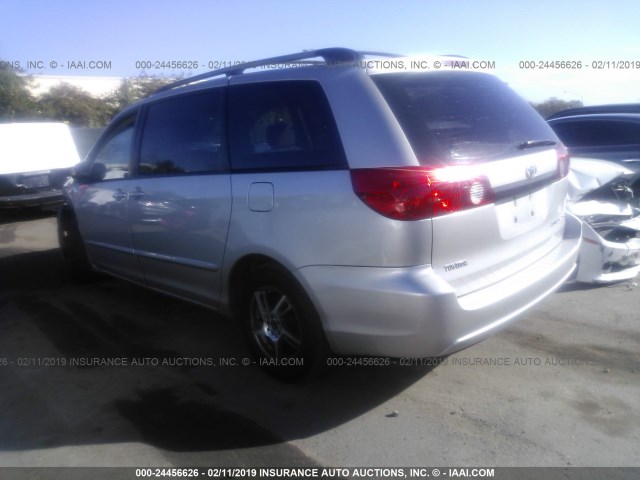 5TDZK23C08S151089 - 2008 TOYOTA SIENNA CE/LE GRAY photo 3