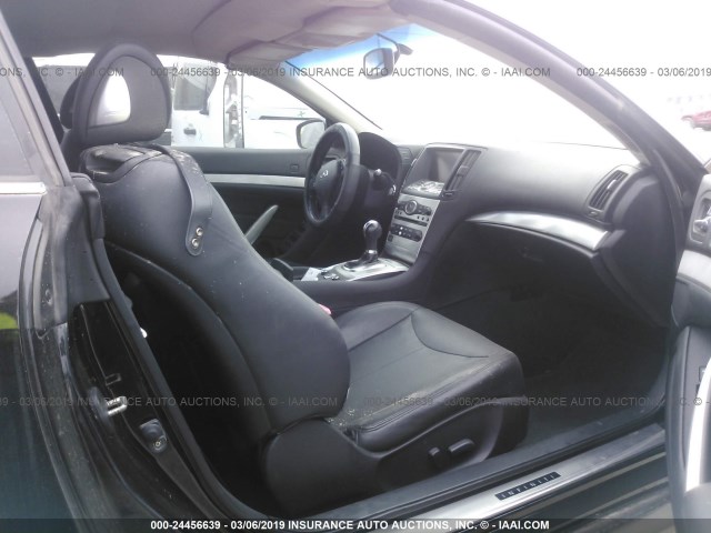 JN1CV6FE9AM354116 - 2010 INFINITI G37 SPORT BLACK photo 5