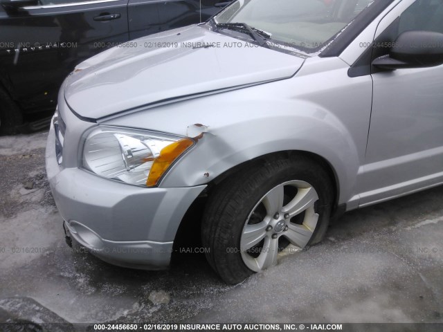 1B3CB3HA0BD113868 - 2011 DODGE CALIBER MAINSTREET SILVER photo 6