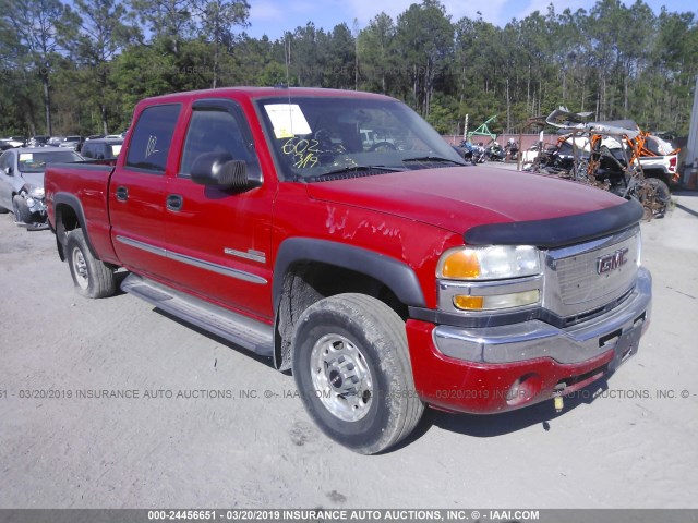 1GTHK23103F209799 - 2003 GMC SIERRA K2500 HEAVY DUTY RED photo 1