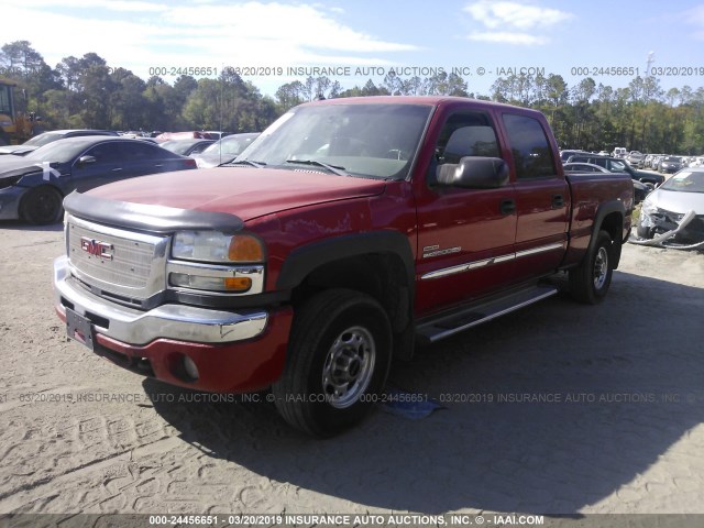 1GTHK23103F209799 - 2003 GMC SIERRA K2500 HEAVY DUTY RED photo 2