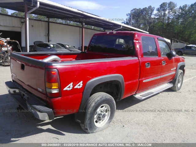 1GTHK23103F209799 - 2003 GMC SIERRA K2500 HEAVY DUTY RED photo 4