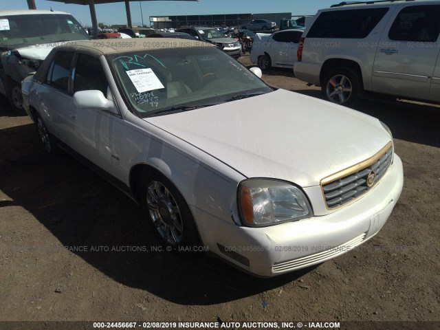 1G6KE57Y45U220165 - 2005 CADILLAC DEVILLE DHS WHITE photo 1