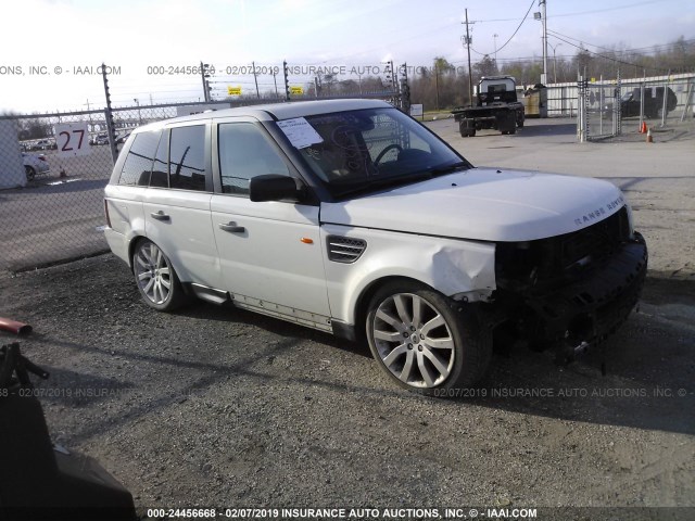SALSH234X6A980439 - 2006 LAND ROVER RANGE ROVER SPORT SUPERCHARGED WHITE photo 1