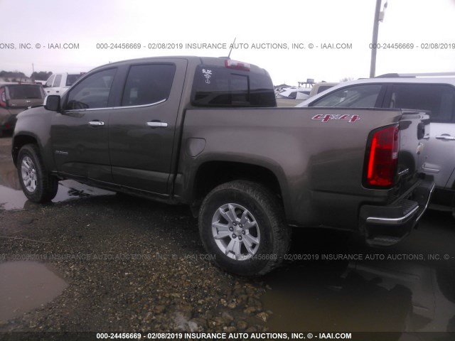 1GCGTCE32G1125287 - 2016 CHEVROLET COLORADO LT TAN photo 2