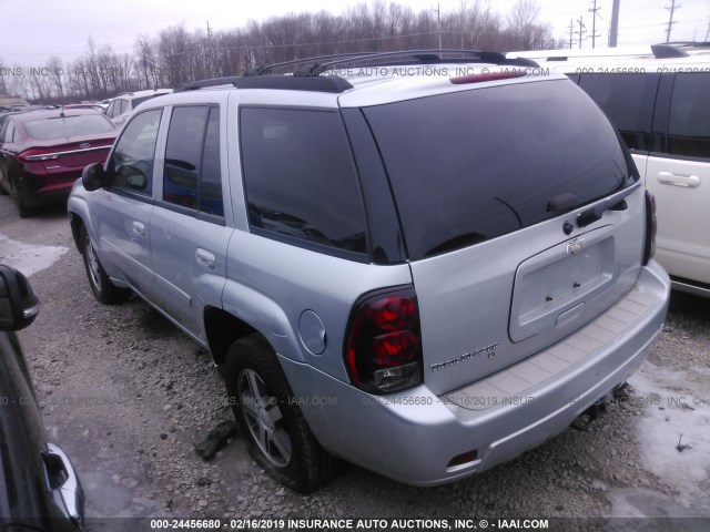 1GNDT13SX72191413 - 2007 CHEVROLET TRAILBLAZER LS/LT SILVER photo 3