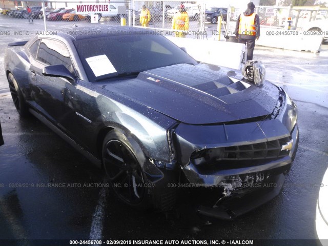2G1FZ1EP1D9804775 - 2013 CHEVROLET CAMARO ZL1 蓝色 照片 1