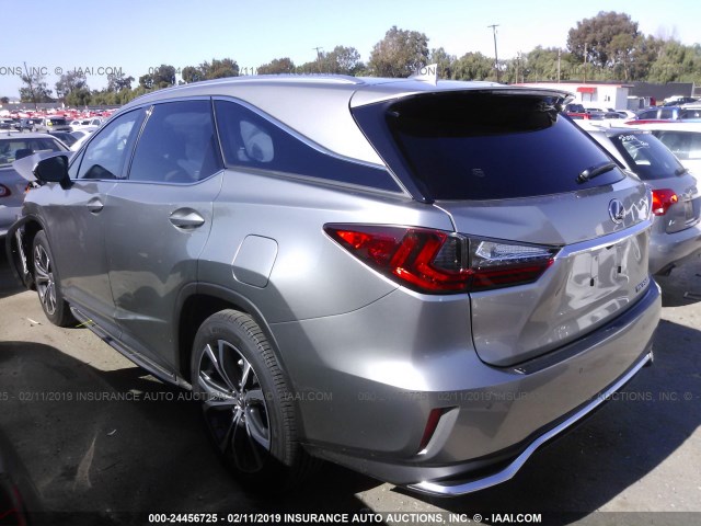 JTJGZKCA2J2001416 - 2018 LEXUS RX 350 L GRAY photo 3