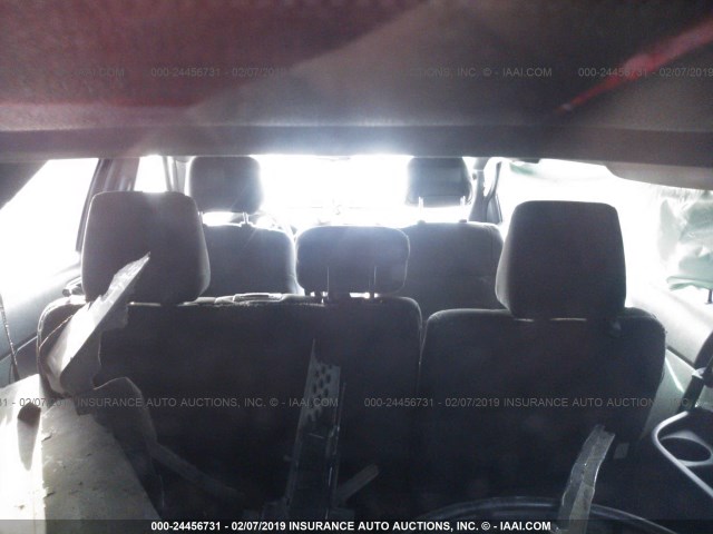 1FM5K7D81EGC00839 - 2014 FORD EXPLORER XLT BLACK photo 8