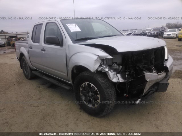 1N6AD0ER3FN700717 - 2015 NISSAN FRONTIER S/SV/SL/PRO-4X SILVER photo 1