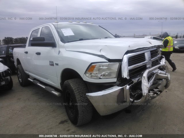 3C6TD5CT1CG283892 - 2012 DODGE RAM 2500 ST WHITE photo 1