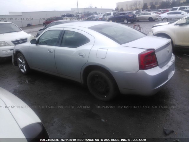 2B3KA43R37H821818 - 2007 DODGE CHARGER SE/SXT SILVER photo 3