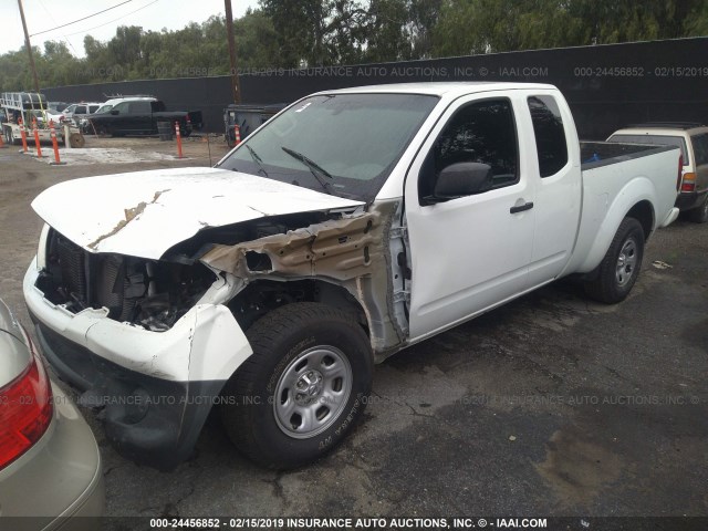 1N6BD0CT3JN700907 - 2018 NISSAN FRONTIER S/SV WHITE photo 2