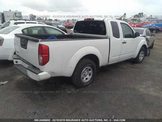 1N6BD0CT3JN700907 - 2018 NISSAN FRONTIER S/SV WHITE photo 4