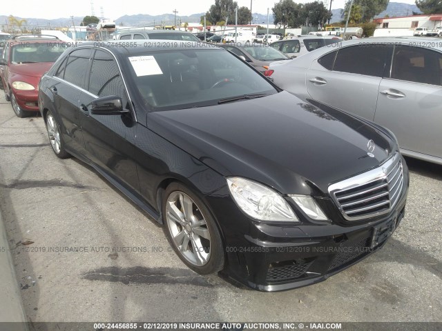 WDDHF5GB9BA505866 - 2011 MERCEDES-BENZ E 350 BLACK photo 1