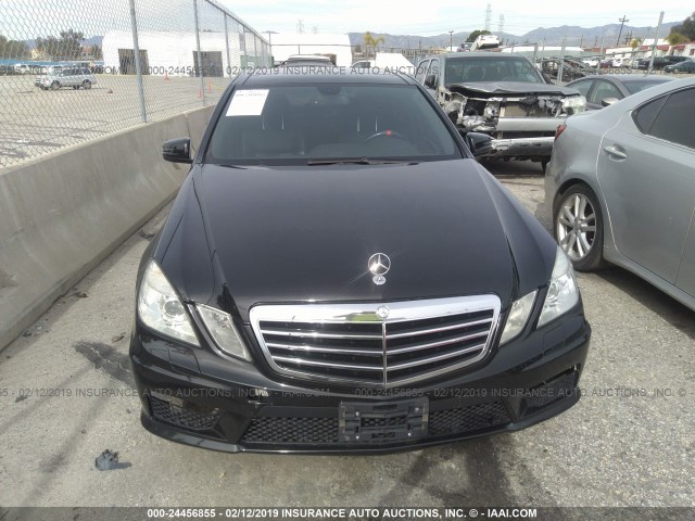 WDDHF5GB9BA505866 - 2011 MERCEDES-BENZ E 350 BLACK photo 6