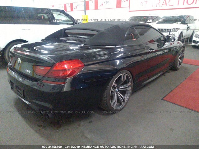 WBSLZ9C57DDZ78131 - 2013 BMW M6 BLACK photo 4