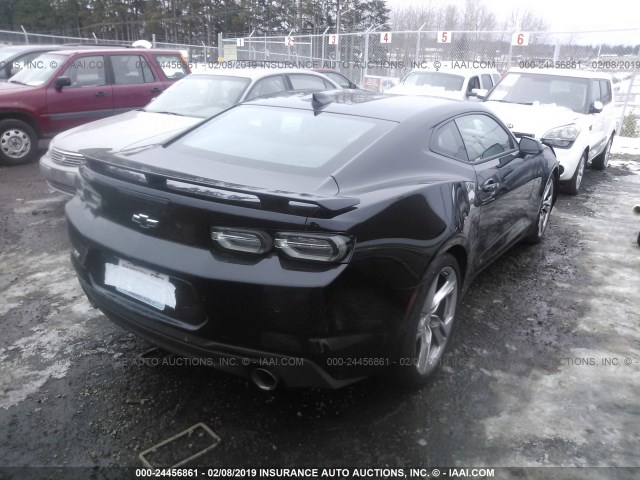 1G1FH1R72K0108415 - 2019 CHEVROLET CAMARO SS BLACK photo 4