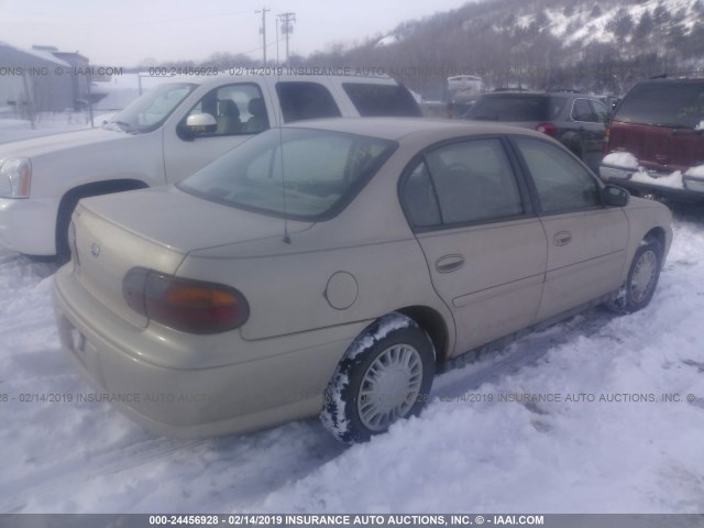 1G1ND52F35M181550 - 2005 CHEVROLET CLASSIC GOLD photo 4