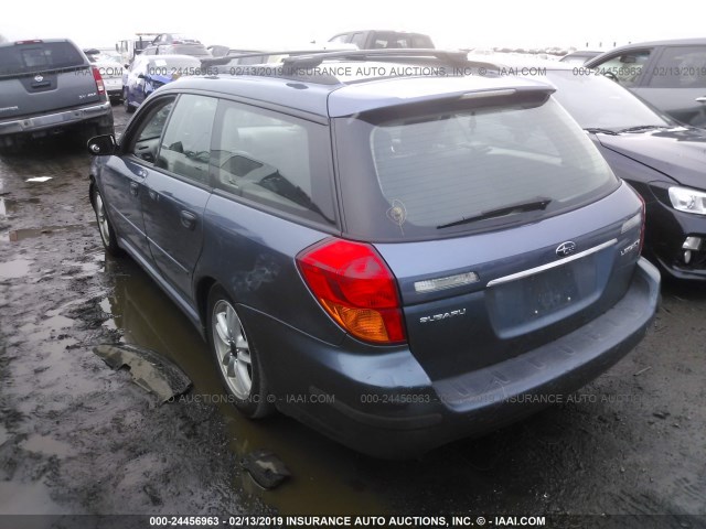 4S3BP626157367531 - 2005 SUBARU LEGACY 2.5I LIMITED BLUE photo 3