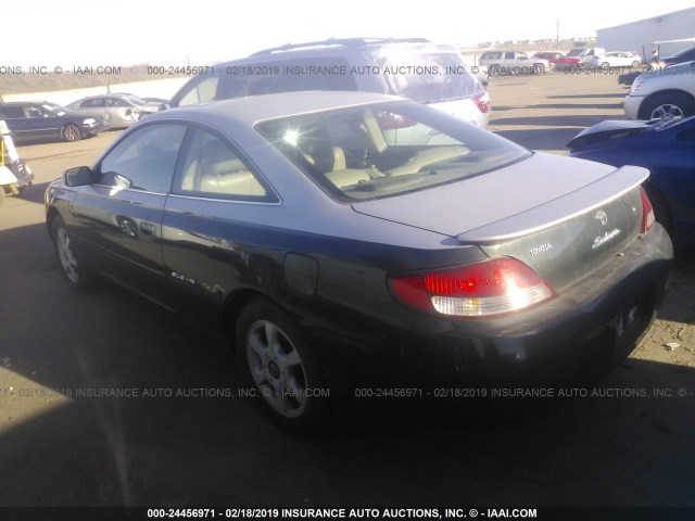 2T1CF28P4YC273954 - 2000 TOYOTA CAMRY SOLARA SE/SLE GREEN photo 3