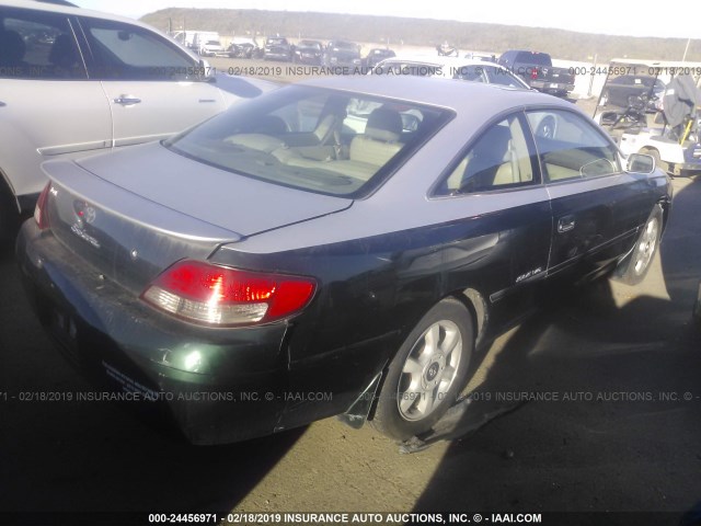 2T1CF28P4YC273954 - 2000 TOYOTA CAMRY SOLARA SE/SLE GREEN photo 4