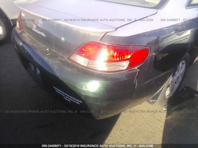 2T1CF28P4YC273954 - 2000 TOYOTA CAMRY SOLARA SE/SLE GREEN photo 6