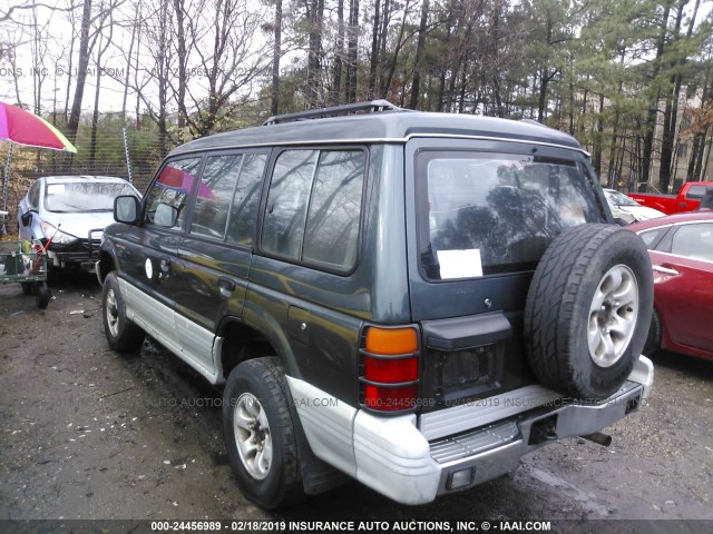 JA4MR41H7SJ010678 - 1995 MITSUBISHI MONTERO LS GREEN photo 3