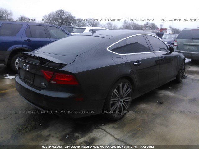 WAU2GAFC9CN122338 - 2012 AUDI A7 PRESTIGE BLACK photo 4