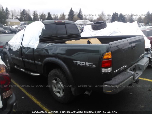 5TBBT44152S225470 - 2002 TOYOTA TUNDRA ACCESS CAB/ACCESS CAB SR5 GREEN photo 3