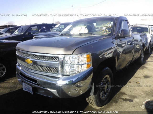 1GCNCPEA9CZ274336 - 2012 CHEVROLET SILVERADO C1500 TAN photo 2