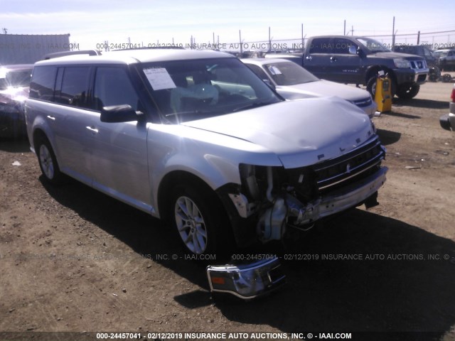 2FMGK5B83DBD37335 - 2013 FORD FLEX SE SILVER photo 1