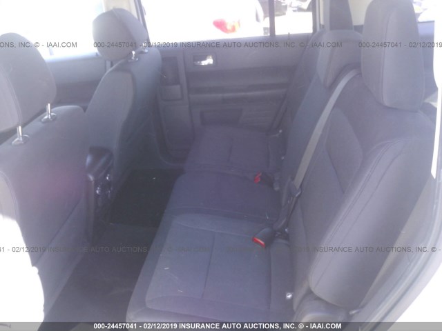 2FMGK5B83DBD37335 - 2013 FORD FLEX SE SILVER photo 8