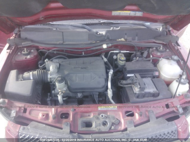 2CNDL63F556181358 - 2005 CHEVROLET EQUINOX LT MAROON photo 10