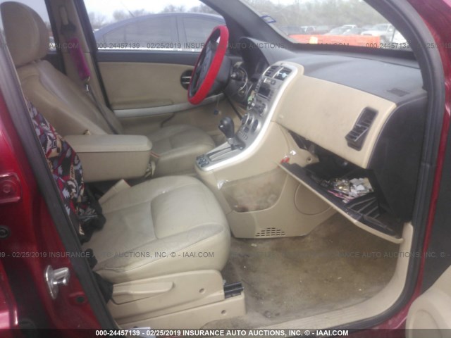 2CNDL63F556181358 - 2005 CHEVROLET EQUINOX LT MAROON photo 5