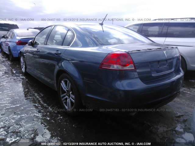 6G2ER57789L217195 - 2009 PONTIAC G8 BLUE photo 3