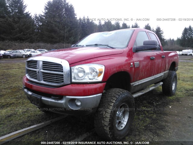 3D7KS28A88G113784 - 2008 DODGE RAM 2500 ST/SLT RED photo 2