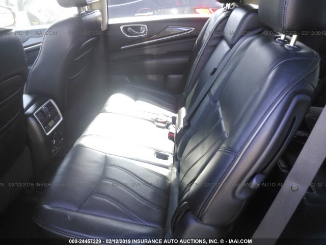 5N1AL0MN0DC349063 - 2013 INFINITI JX35 GRAY photo 8